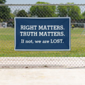 Wahrheitszeichen: Protestsignatur für die Amtsenth Banner (Insitu)