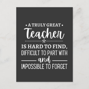 Wahrlich Großer Lehrer Postkarte