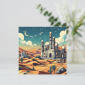 Wahrnehmbare Allahs Segnungen Feiertagskarte (Stehend Vorderseite)