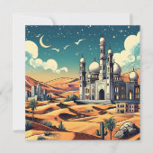 Wahrnehmbare Allahs Segnungen Feiertagskarte (Vorderseite)