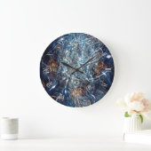 Wahrnehmung der Zeit Große Wanduhr (Zuhause)