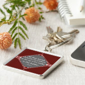 Wahrnehmung: Motivierend Zitat Medallion Schlüssel Schlüsselanhänger (Seite)