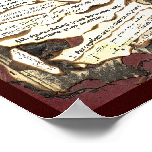 Wahrnehmungen Poster (Ecke)