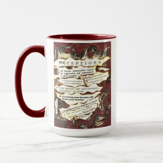 Wahrnehmungen Tasse (Links)