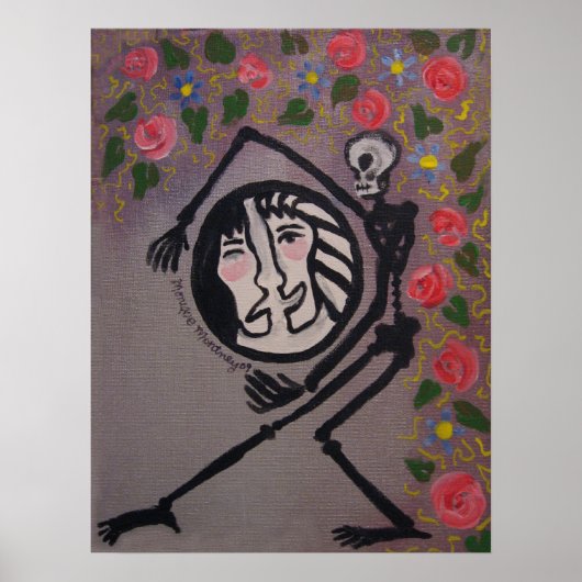 Wahrnehmungsskelett Poster (Vorne)