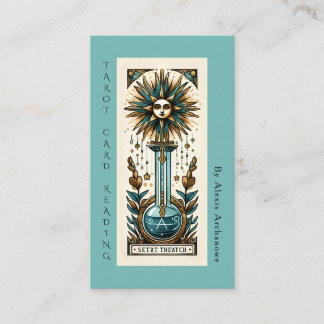 Wahrsage-Tarotkarten-Lesegeschäftskarte Visitenkarte