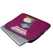 Wahrsagemonch Laptopschutzhülle (Vorne Knopf)