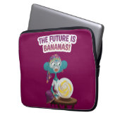 Wahrsagemonch Laptopschutzhülle (Vorderseite Links)