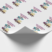Wahrsager-Affe Geschenkpapier (Ecke)