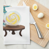 Wahrsager-Affe Geschirrtuch (Viertel Falte)