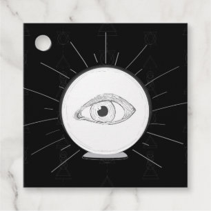 Wahrsager Auge Seher Esoterische Kristallkugel Geschenkanhänger