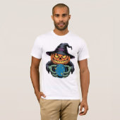 Wahrsager Jack Halloween T-Shirt (Vorne ganz)