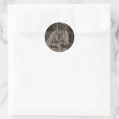 "Wahrsager" Rund Aufkleber Set (Tasche)
