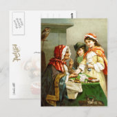 Wahrsagerin Postkarte (Vorne/Hinten)