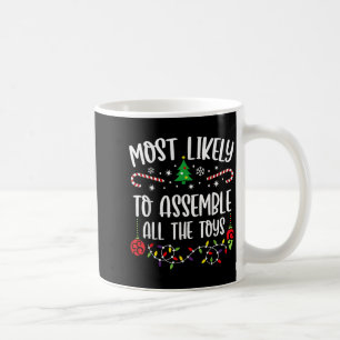 Wahrscheinlich alle Spielzeuge lustig zu Weihnacht Kaffeetasse