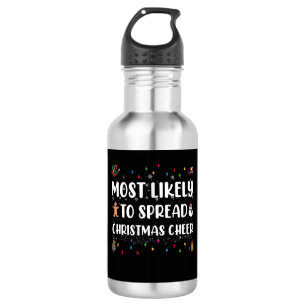 Wahrscheinlich am meisten Weihnachtsstimmung verbr Edelstahlflasche