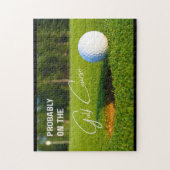 Wahrscheinlich auf dem Golfplatz Golf-Freunde Puzzle (Vertikal)