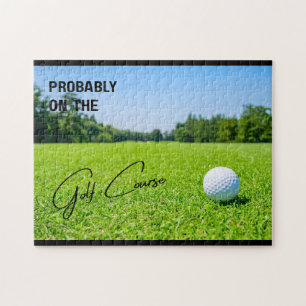 Wahrscheinlich auf dem Golfplatz Golf Liebhaber Puzzle