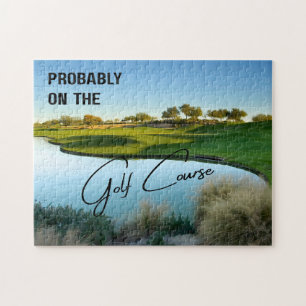Wahrscheinlich auf dem Golfplatz Golf Liebhaber Puzzle