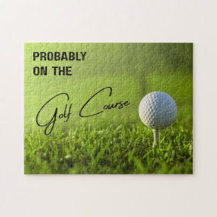 Wahrscheinlich auf dem Golfplatz Golf Liebhaber Puzzle