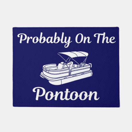 Wahrscheinlich auf dem Pontoon Doormat Fußmatte (Vorderseite)