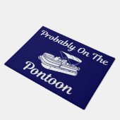 Wahrscheinlich auf dem Pontoon Doormat Fußmatte (Schrägansicht)