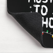 Wahrscheinlich Bleibe Zuhause Weihnachts-Matching- Mousepad (Ecke)