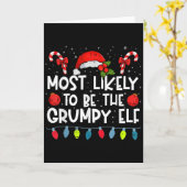 Wahrscheinlich das Mpy-Elfen-Familien-Crew-Christm Karte (Gelbe Blume)