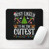 Wahrscheinlich das süßeste Weihnachts-Matching-Fa Mousepad (Mit Mouse)
