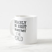 Wahrscheinlich der beste Buchhalter der Welt Kaffeetasse (Vorderseite Links)
