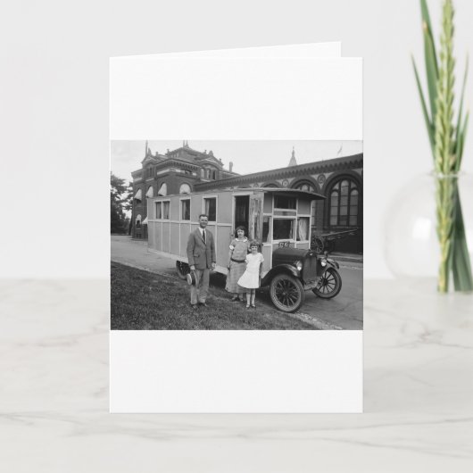 Wahrscheinlich die erste MOBILE-ZUHAUSE Karte (Vorderseite)