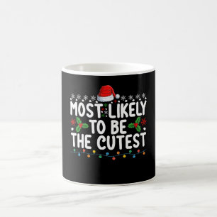 Wahrscheinlich die süßeste Familien-Weihnachtsfeie Kaffeetasse