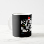 Wahrscheinlich ein besserer Bart als der Weihnacht Kaffeetasse (Vorderseite Links)