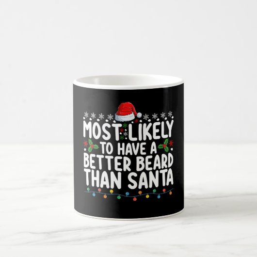 Wahrscheinlich ein besserer Bart als der Weihnacht Kaffeetasse (Mittel)