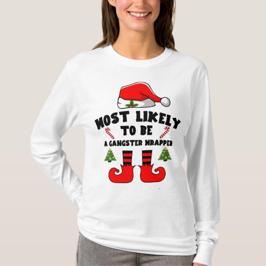 Wahrscheinlich ein Gangster-Wrapper T-Shirt (Vorderseite)