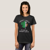 Wahrscheinlich ein irisches Exit St Patrick Zitat T-Shirt (Vorne ganz)