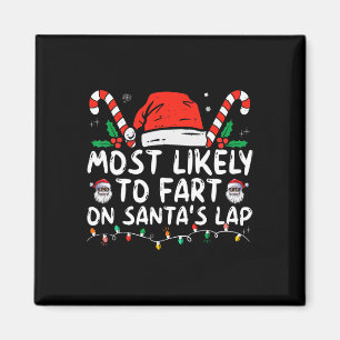 Wahrscheinlich furzt auf dem Schoß von Santa Famil Magnet