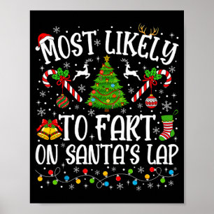 Wahrscheinlich furzt auf dem Schoß von Santa Famil Poster