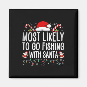 Wahrscheinlich geht mit Santa angeln Angel Liebhab Magnet