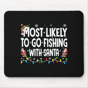 Wahrscheinlich geht mit Santa Weihnachten-Fischmat Mousepad
