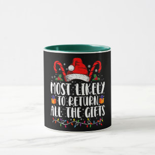 Wahrscheinlich gibt er alle Weihnachtsgeschenke zu Tasse