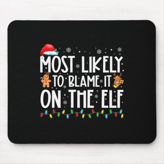 Wahrscheinlich gibt es dem Elfchen die Schuld Sant Mousepad (Vorne)