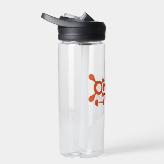 Wahrscheinlich in der Orange-Theorie Trinkflasche (Rechts)