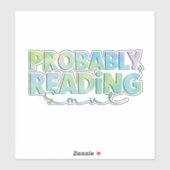 Wahrscheinlich Leseschnuss Aufkleber (Blatt)