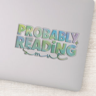 Wahrscheinlich Leseschnuss Aufkleber