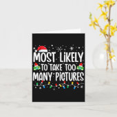 Wahrscheinlich macht er zu viele lustige Familienf Karte (Gelbe Blume)