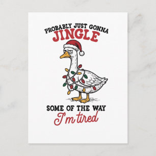 Wahrscheinlich nur Gonna Jingle ein paar Goose Wei Einladungspostkarte