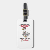 Wahrscheinlich nur Gonna Jingle ein paar Goose Wei Gepäckanhänger (Vorderseite vertikal)