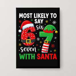 Wahrscheinlich sagt man 67 Meme Weihnachten Button