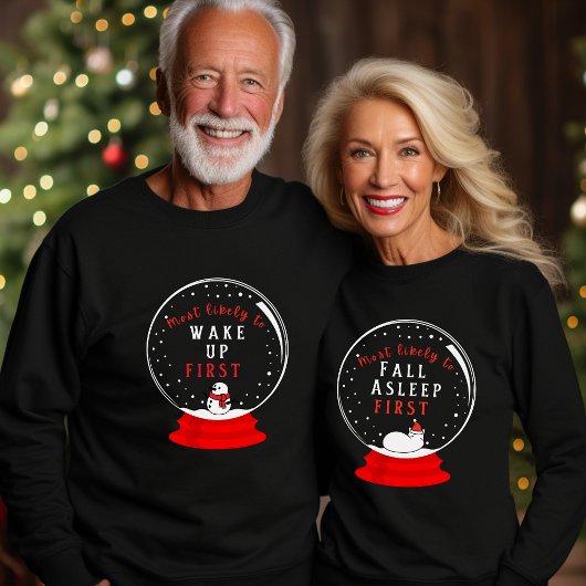 Wahrscheinlich Snowglocke passend Weihnachtsjamas Sweatshirt